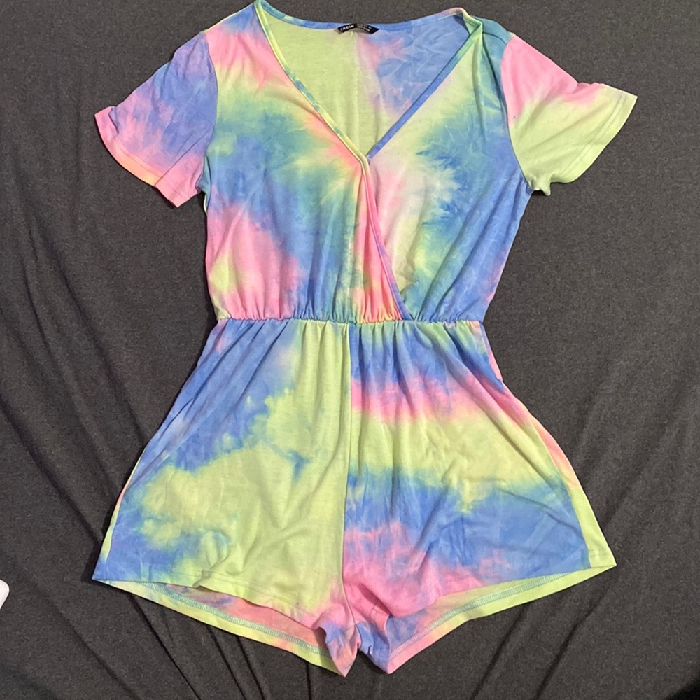 Rainbow Tie Dye Coverup